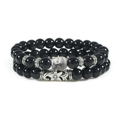 Wooden Bead Bracelet Buddha Head Men's And Women's Suits Hollow Out Hand Jewelry - Lootquake
