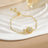 Simple Rotatable Flower Color-preserving Pure Copper Gold-plated Bracelet - Lootquake