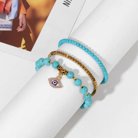 Fashion Personality Female Turquoise Suit Jewelry - Lootquake