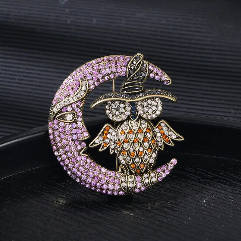Heavy Industry Full Diamond Animal Pin Women's Accessories - Lootquake