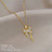 Titanium Steel Butterfly Drop Pendant Necklace Personality - Lootquake