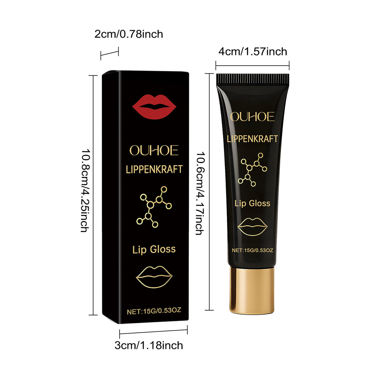 Moisturizing Lip Gloss Transparent Long Lasting Reduce Fine Line Anti Dry Hydrating Glaze Plumper Soft Lipstick Lips Beauty Care