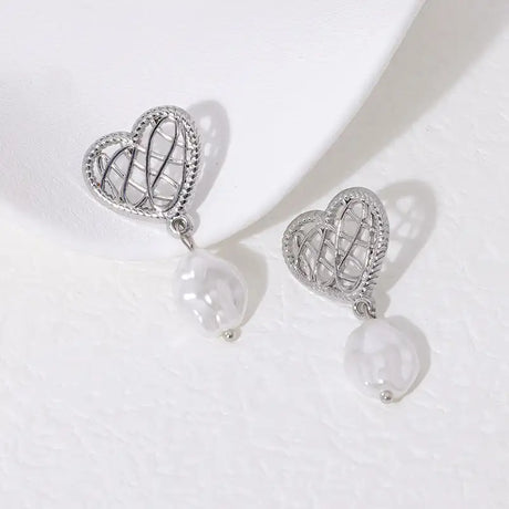 Simple Temperament Stainless Steel Studs 18K Gold Plating Does Not Fade - Lootquake