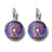 Mandala Art Picture Earrings Crystal Yoga Earrings - Lootquake