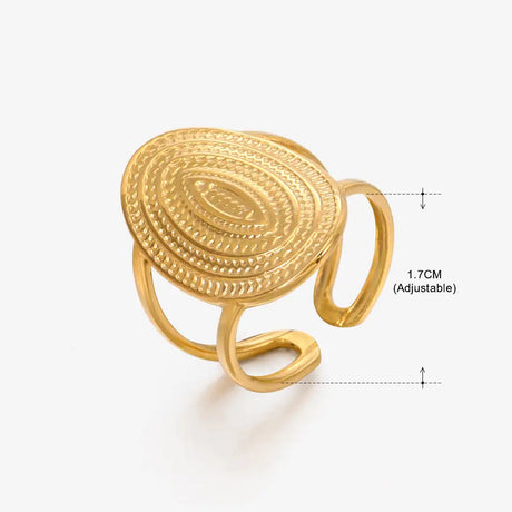 Women's Retro Fashion Stainless Steel Shaped Ring - Lootquake