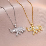 European And American Personalized Fashion Zircon Animal Necklace - Lootquake