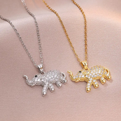 European And American Personalized Fashion Zircon Animal Necklace - Lootquake