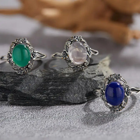 Female Retro Ethnic Style Open Ring - Lootquake
