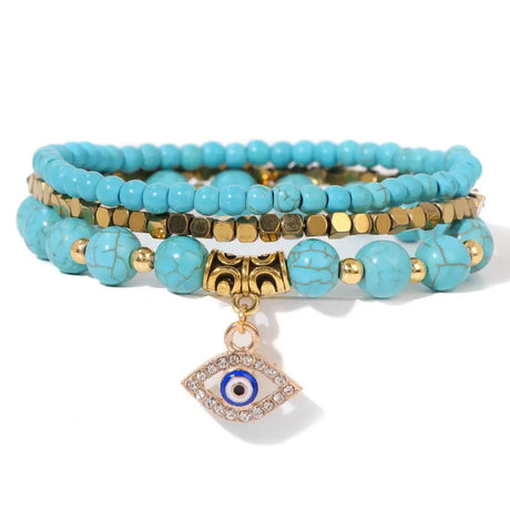 Fashion Personality Female Turquoise Suit Jewelry - Lootquake