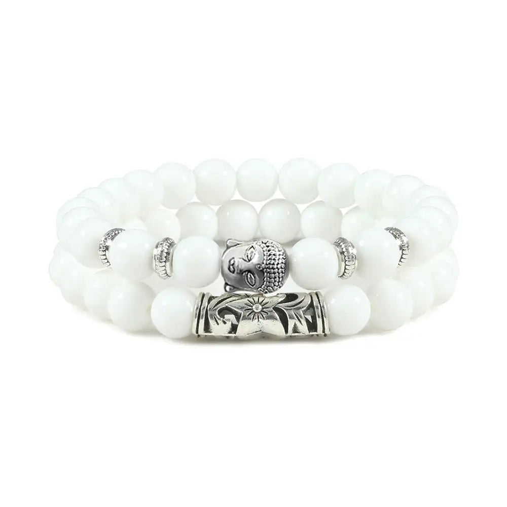 Wooden Bead Bracelet Buddha Head Men's And Women's Suits Hollow Out Hand Jewelry - Lootquake