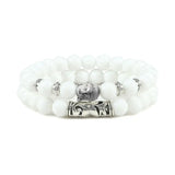 Wooden Bead Bracelet Buddha Head Men's And Women's Suits Hollow Out Hand Jewelry - Lootquake