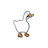 Flame Frog Small Yellow Duck Frog Shape Irregular Alloy Brooch - Lootquake