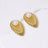 Simple Temperament Stainless Steel Studs 18K Gold Plating Does Not Fade - Lootquake