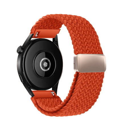 Metal Magnetic Buckle Nylon Braided Stretch Strap - Lootquake