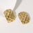 Simple Temperament Stainless Steel Studs 18K Gold Plating Does Not Fade - Lootquake