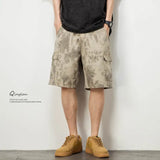 Men's Loose Desert Camouflage Denim Shorts - Lootquake