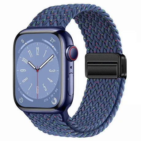 Metal Magnetic Buckle Nylon Braided Stretch Strap - Lootquake