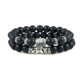 Wooden Bead Bracelet Buddha Head Men's And Women's Suits Hollow Out Hand Jewelry - Lootquake