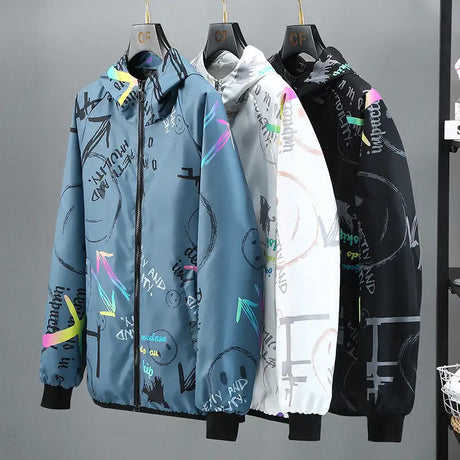 Trendy Colorful Handsome Student Fashion Brand Jacket - Lootquake