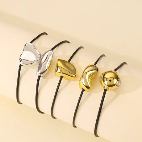 Women's Simple Ball Love Knotted Bracelet Necklace - Lootquake