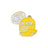 Flame Frog Small Yellow Duck Frog Shape Irregular Alloy Brooch - Lootquake