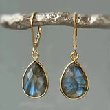 Crystal Crystal Clear Eardrops Beautiful Fashion Graceful Earrings - Lootquake
