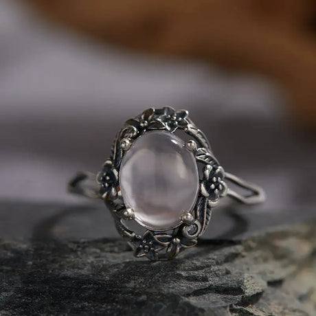 Female Retro Ethnic Style Open Ring - Lootquake