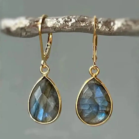 Crystal Crystal Clear Eardrops Beautiful Fashion Graceful Earrings - Lootquake