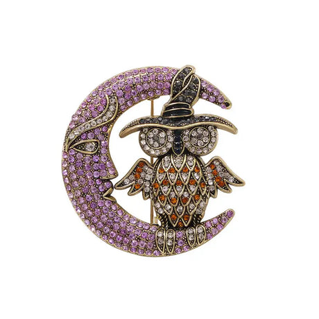 Heavy Industry Full Diamond Animal Pin Women's Accessories - Lootquake