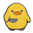 Flame Frog Small Yellow Duck Frog Shape Irregular Alloy Brooch - Lootquake