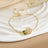 Simple Rotatable Flower Color-preserving Pure Copper Gold-plated Bracelet - Lootquake