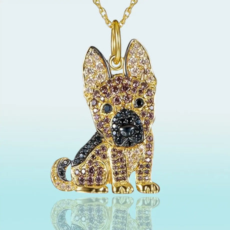 Fashion Exquisite Cartoon Pet Puppy Necklace - Lootquake