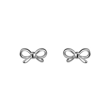 Fashion Hollowed-out Bowknot Thread Stud Earrings - Lootquake