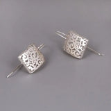 European And American Simple Hollow Design Ear Rings Alloy - Lootquake
