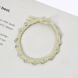 Women's Diamond Color Twist Hair Rope