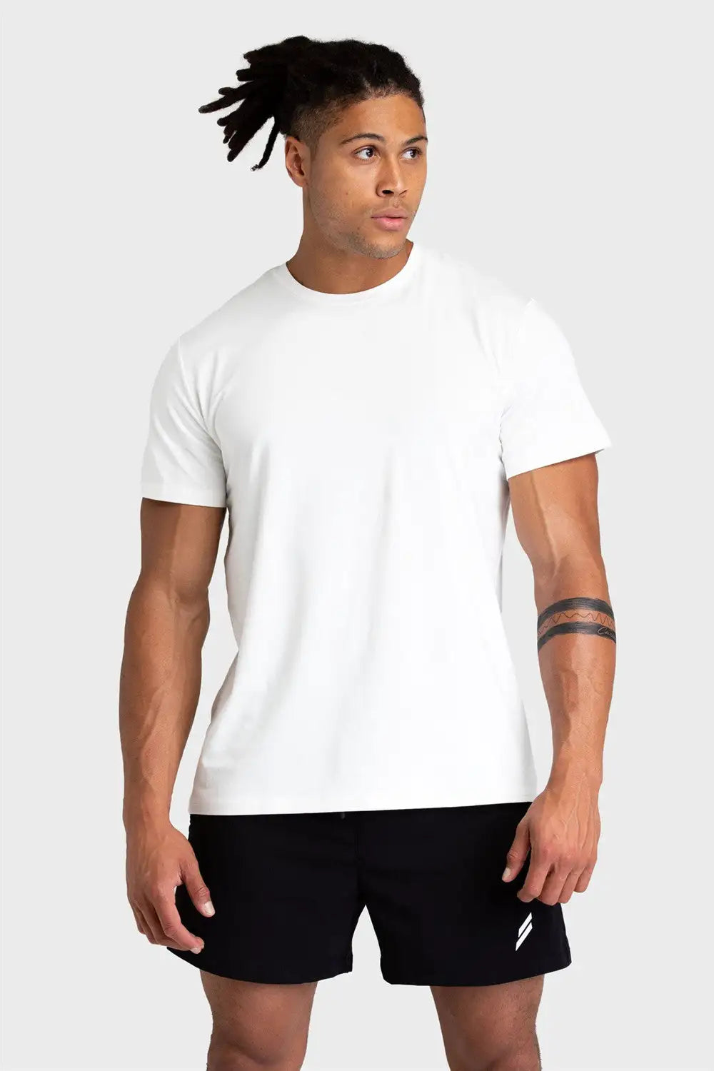 Muscle Workout Short Sleeve Men's Summer Casual Slim Fit Crew Neck Cotton T-shirt - Lootquake