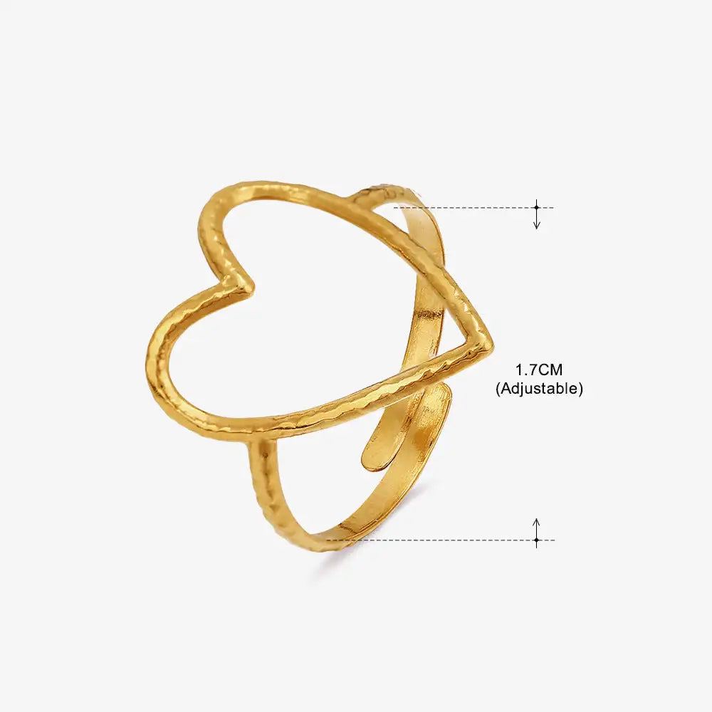 Anillo de acero inoxidable con forma de moda retro para mujer