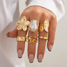 French Style Baroque Pearl Ring - Lootquake