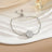 Simple Rotatable Flower Color-preserving Pure Copper Gold-plated Bracelet - Lootquake