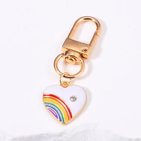 Rainbow Love Metal Keychains Handbag Ornaments - Lootquake