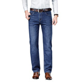 Loose Straight Business Washed Jeans - Lootquake