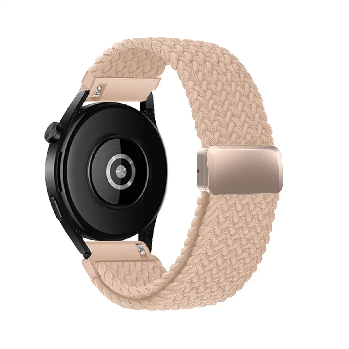 Metal Magnetic Buckle Nylon Braided Stretch Strap - Lootquake