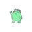 Flame Frog Small Yellow Duck Frog Shape Irregular Alloy Brooch - Lootquake