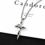 Minimalist Hip Hop Ring Cross Necklace - Lootquake