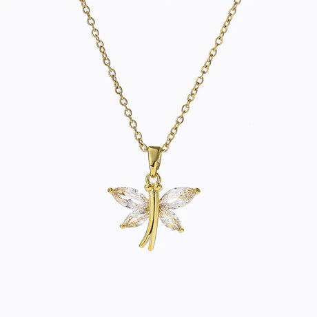 Swallow Titanium Steel Micro Zircon-laid Necklace - Lootquake