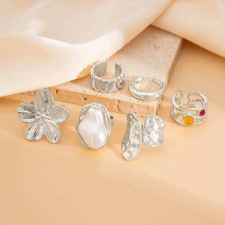 French Style Baroque Pearl Ring - Lootquake