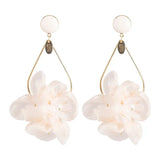Fashion Flower Fabric Art Earrings Fairy - Lootquake