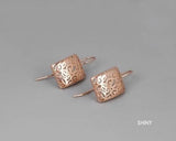 European And American Simple Hollow Design Ear Rings Alloy - Lootquake