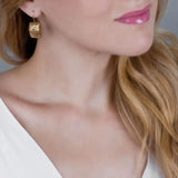 European And American Simple Hollow Design Ear Rings Alloy - Lootquake