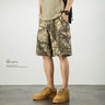 Men's Loose Desert Camouflage Denim Shorts - Lootquake